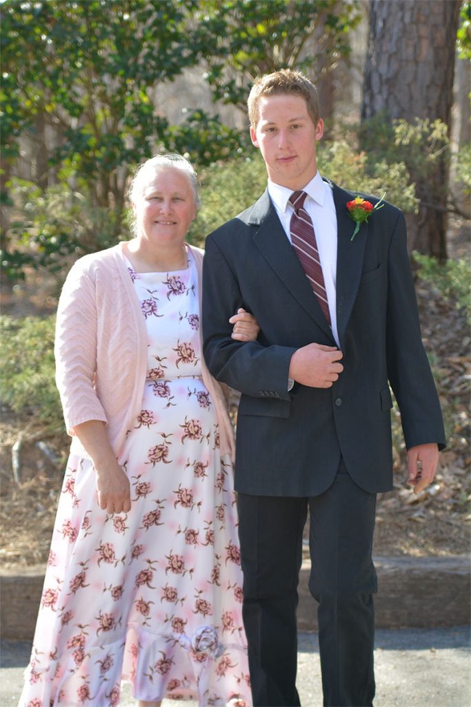 Samuel and his mother Darlene